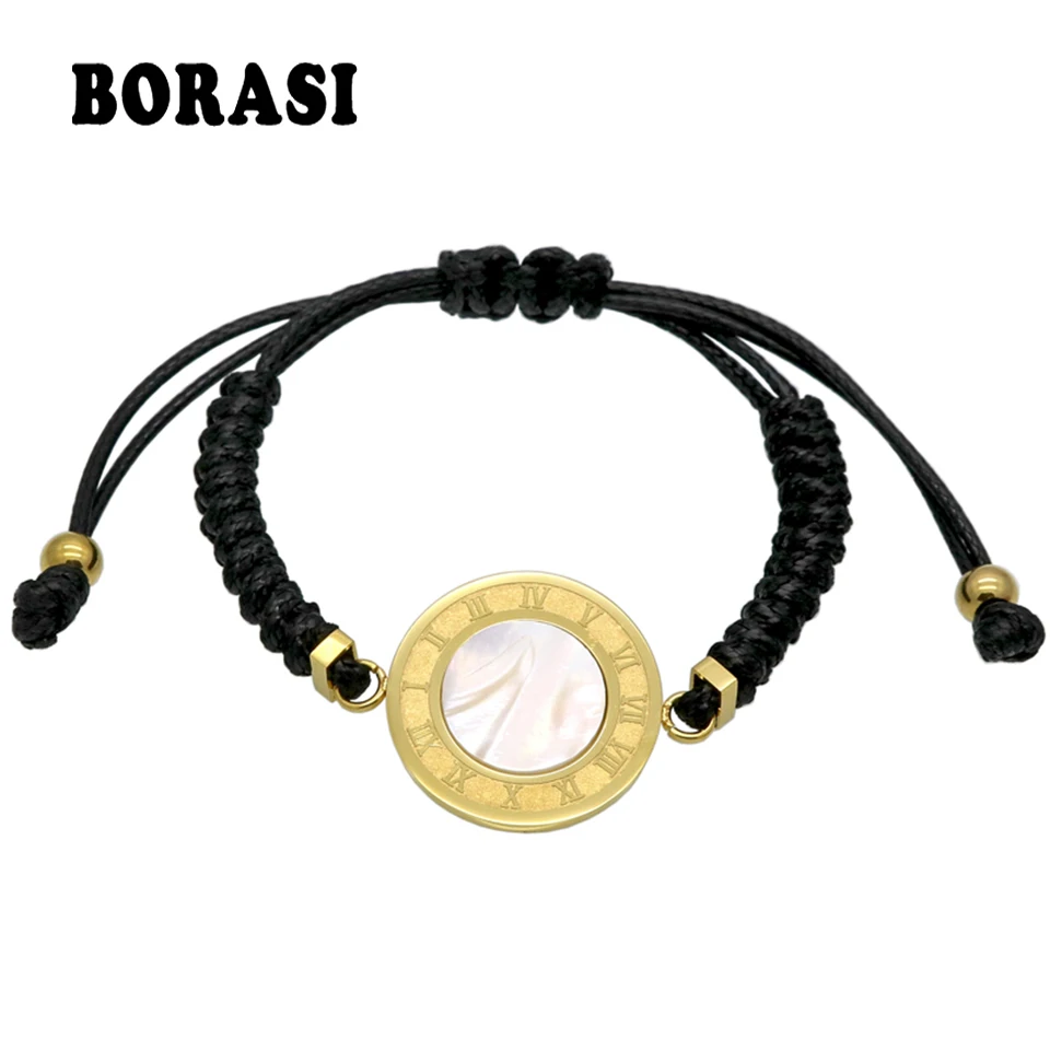 

Unisex Handmade Cute Children Roman Numerals Bracelet For Kids Girls Boys Gift Weave Nylon Rope Charm Bracelet For Women Jewelry