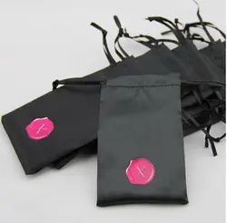Высокое качество атласная дешевая сумка на шнурке индивидуальные сумки-кисеты ювелирные изделия 6*8 см маленький Подарочный мешочек для