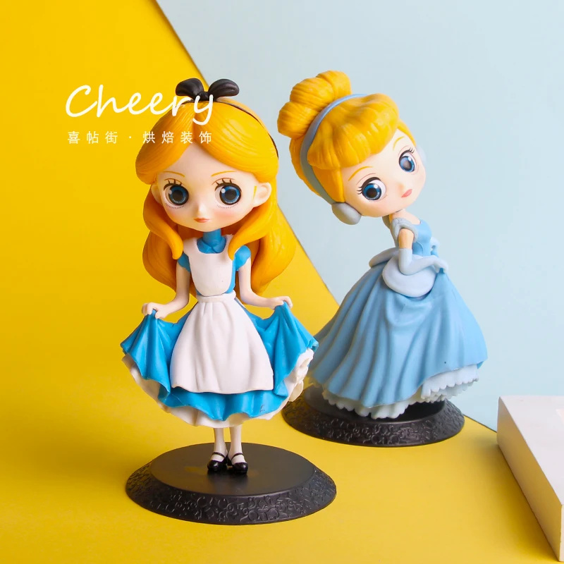 Disney Q posket кукла принцессы Ариэль Алиса чудо женщина Харли Куинн Эльза Анна