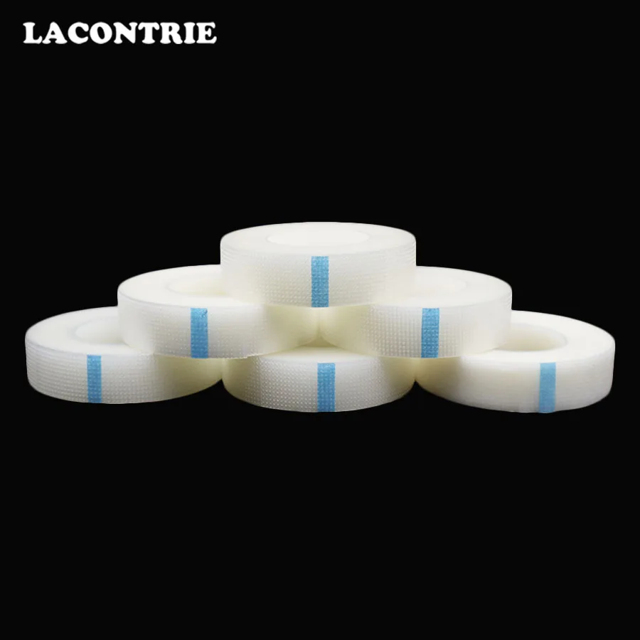 

Medical Tape 5 Rolls Sterile Non-woven Tape 1.25/2.5cm Caring Transparent Adhesive Tape Lint Free Eye Pads Under Patches