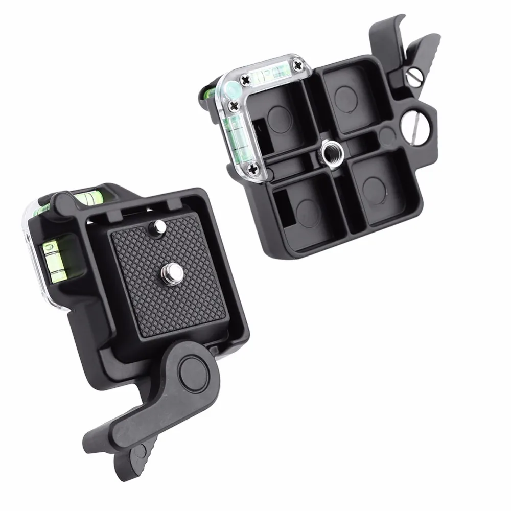 QR40 Quick Release Adapter Two way Level Tripod Quick Adapter With 1/4