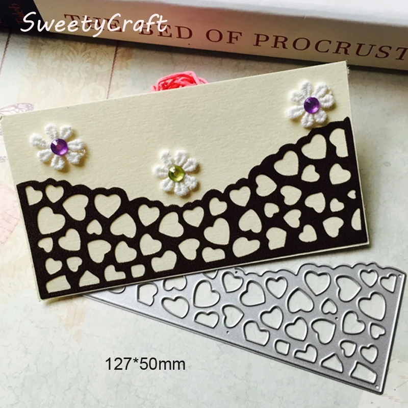 Heart Edge Border Dies