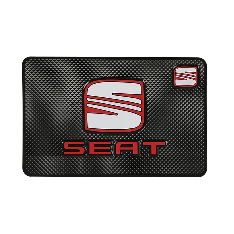 

Car Accessories Cell Phone Coins Holder Powerful Anti-slip Mat for Seat leon ibiza altea Auto Washable Non-slip Mat Car Styling