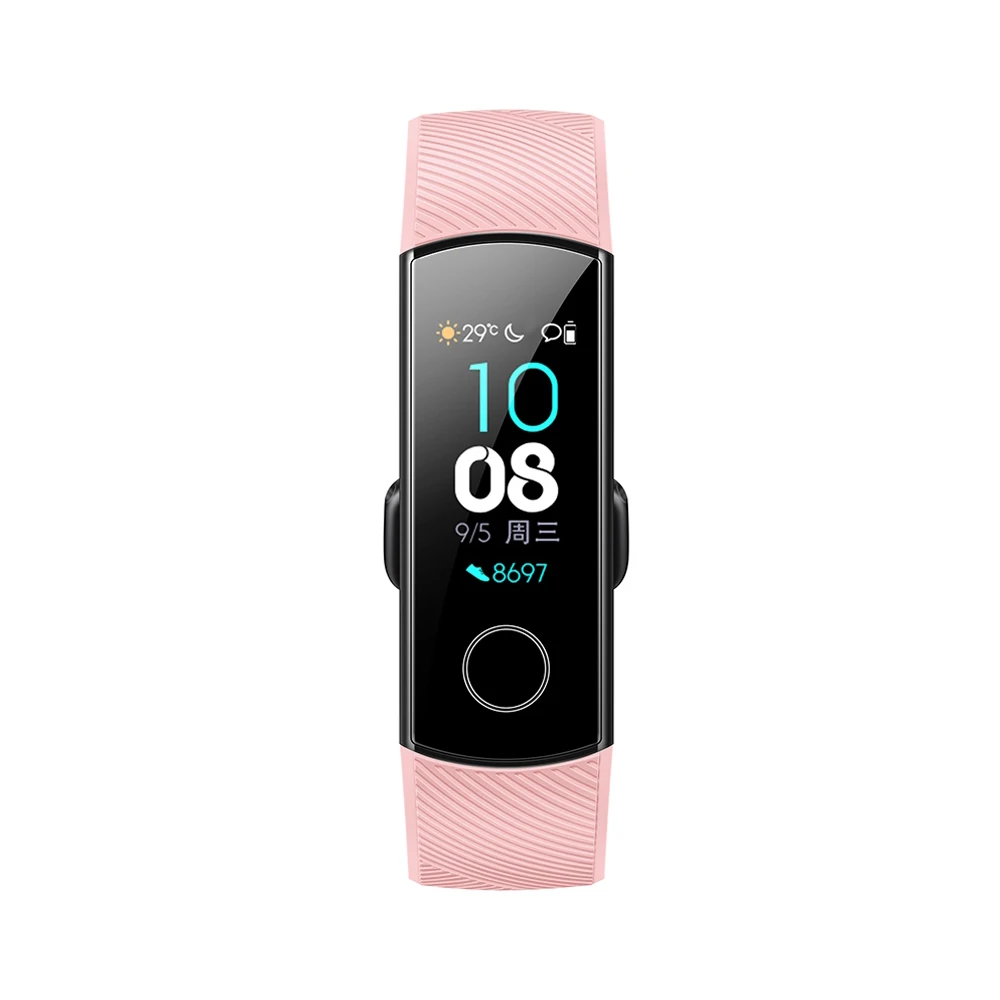 Huawei Honor Band 4 стандартная версия Смарт-браслет Цветной 0,95 дюймовый Браслет Сенсорный экран для плавания пульсометр для сна - Цвет: PB0112P