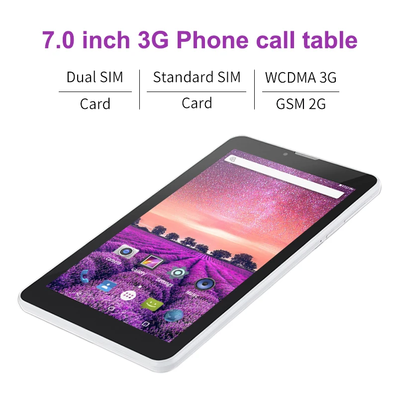 AOSON S7 + 7 дюймов 3g разблокированный смартфон планшетный ПК Android 0 MTK8321 16 Гб