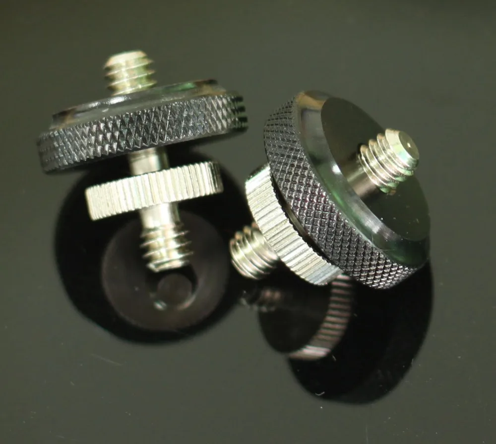 

2pcs long 1/4" Male Threaded to 1/4" Male Threaded screw Adapter with 1/4 nut