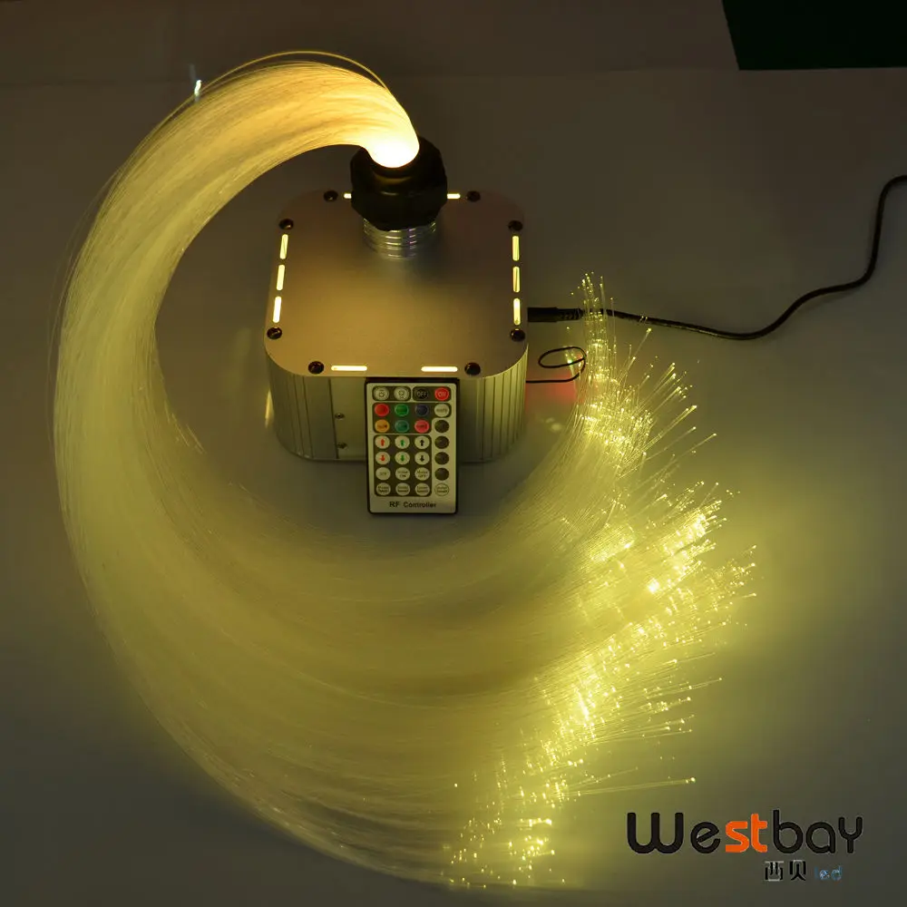 Westbay 32 Вт RGB 4 уровня скорости Мерцающий СВЕТОДИОДНЫЙ волоконно оптический