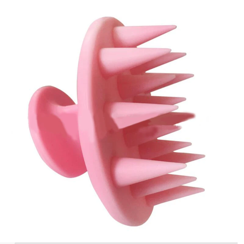 

1 Pcs silicone Massage Hair Shampoo Brush Silicone Head Body Scalp Massage Comb Shower Bath Brush Props Hair Washing Comb