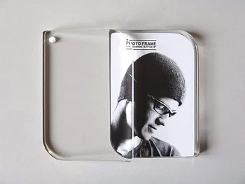 

6inch Clear Blank Acrylic Tabletop Photo Frame Freestanding Picture Block Christmas Gift