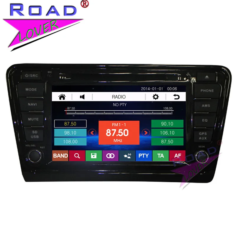 Автомобильный DVD плеер TOPNAVI Wince 6 0 два Din 8 дюймов Автомагнитола для VW Octavia 2015 стерео