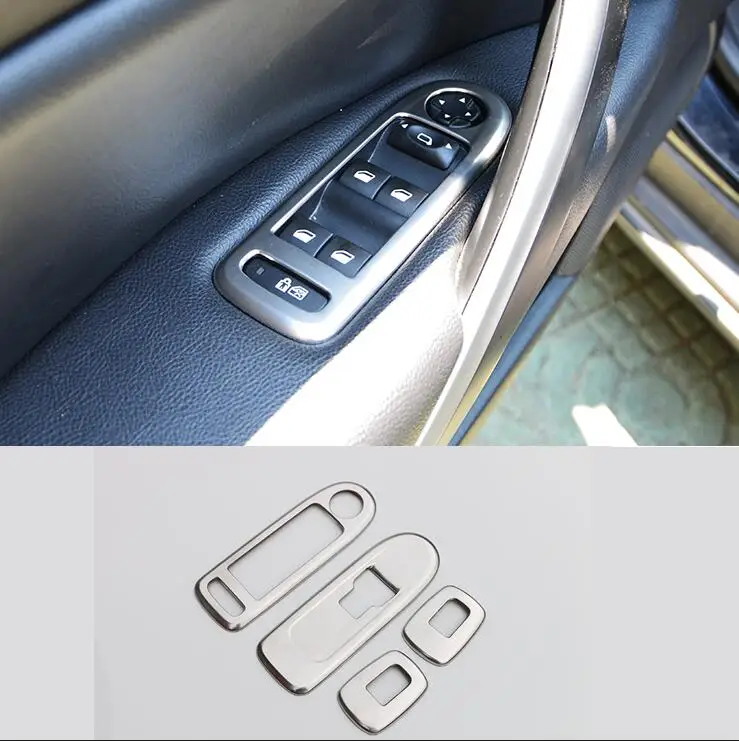 

lane legend case FOR Peugeot 508 modified special decorative glass lifter switch / armrest box refit the interior light bar