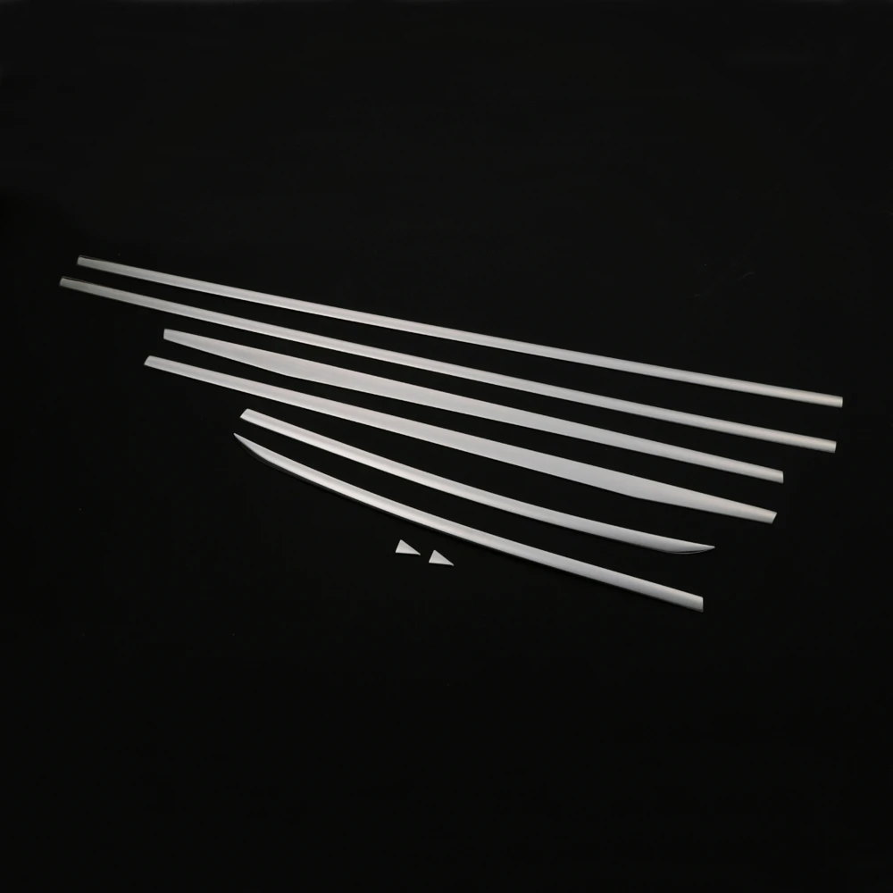 Car Window Trim Uper Cover SUS304 Stainless Steel 8pcs For NISSAN SERENA C27