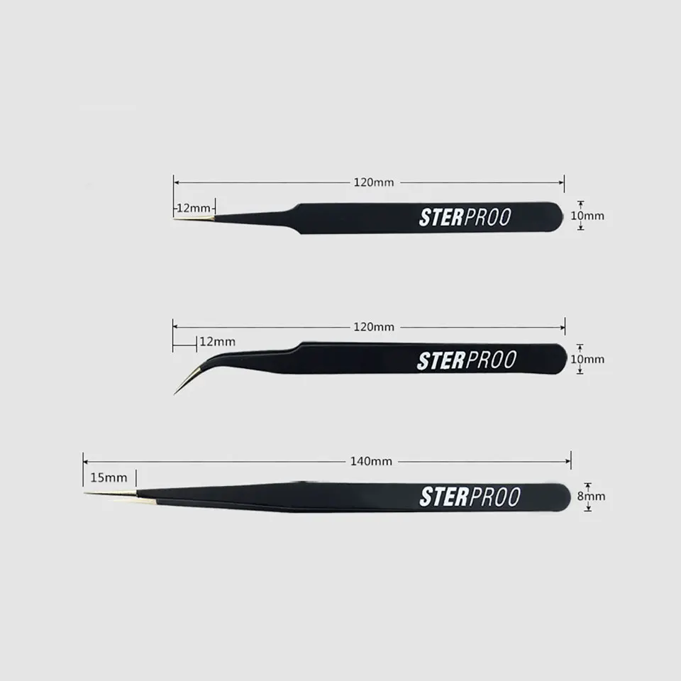 3 Unid Pinzas para electrónica Anti-estático Pinzas de acero inoxidable Pincet Pinzas electrónica Pince un Epiler Pinzette Penseta 3 Unid Pinzas para electrónica Anti-estático Pinzas de acero inoxidable Pincet Pinzas electrónica Pince un Epiler Pinzette Penseta