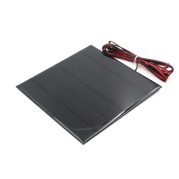 

6V 4.5Watt with 200cm extend cable Solar Panel Polycrystalline Silicon DIY Battery Charger Module Mini Solar Cell wire toy