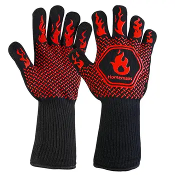 

Food Grade Heat Resistant Silicone Kitchen Barbecue Oven Glove Cooking BBQ Grill Glove Oven Mitt Baking Gloves Accessories