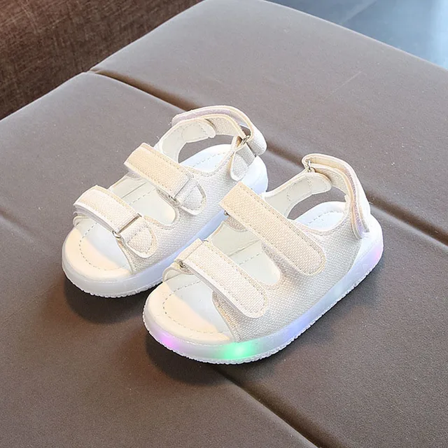 Buy 1 Pair Summer Kids LED Sandals Strappy Light Up