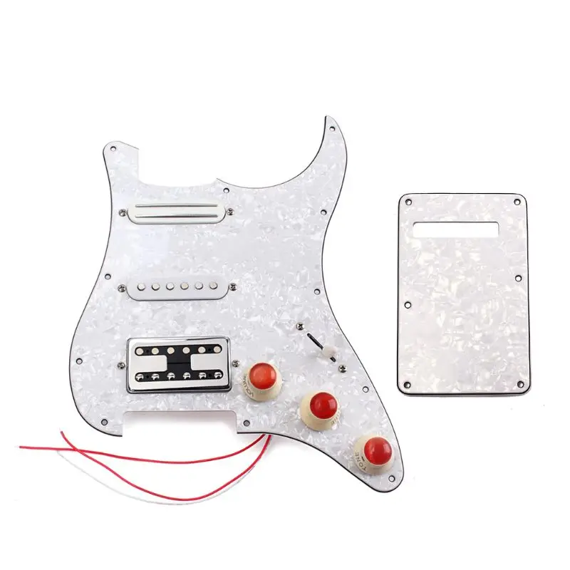 

2019 Loaded Prewired Pickguard Guard Plate with SSH Pickup for Electric Guitar