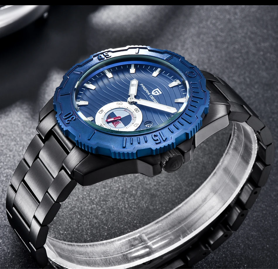 Новые модные мужские механические часы люксовый бренд PAGANI Дизайн Из Нержавеющей Стали Спортивные Водонепроницаемые мужские наручные часы дропшиппинг