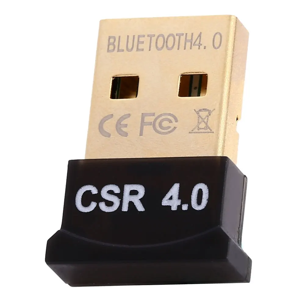 Mini USB 2.0 CSR 4.0 Audio Bluetooth Adapter Dongle Wireless Bluetooth Transmitter for Desktop Computer Laptop BT Headphone