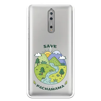 

Stand case costume drawing Save Pachamama WP003 for Nokia 8