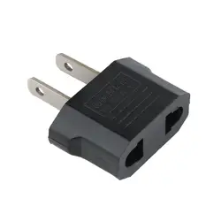 Универсальный ЕС США AC Мощность Plug адаптер дорожный преобразователь черный Путешествия стены Мощность Зарядное устройство конвертер
