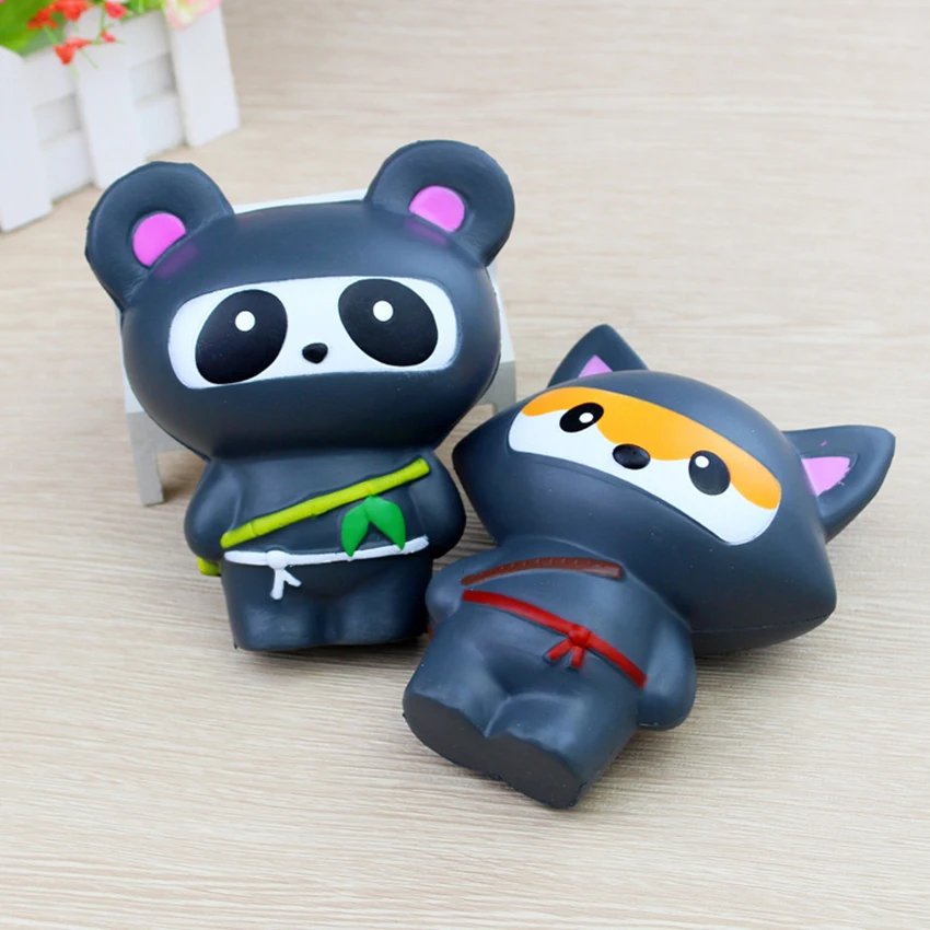 Новое животное jumbo Kawaii Ninja мягкое медленно поднимающееся удовольствие игрушки