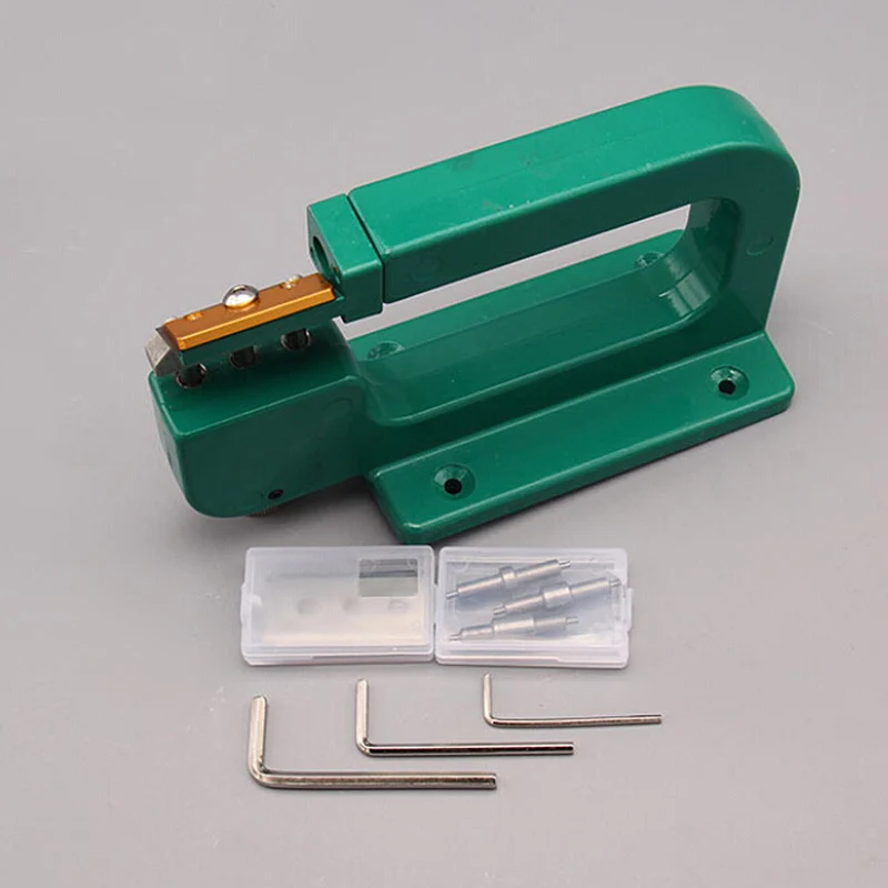 1 комплект алюминиевый край режущего инструмента Diy Кожа ремесло сплиттер Skiver пилинг машина