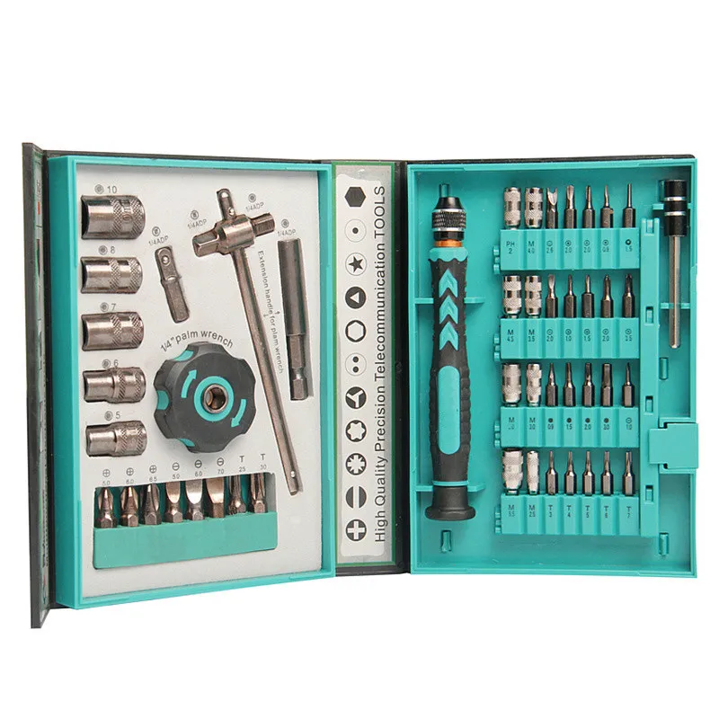 

47 In 1 Precision Sleeve Screwdrivers Telecommunication Tools Electronic Repair For Cell Phone Computer