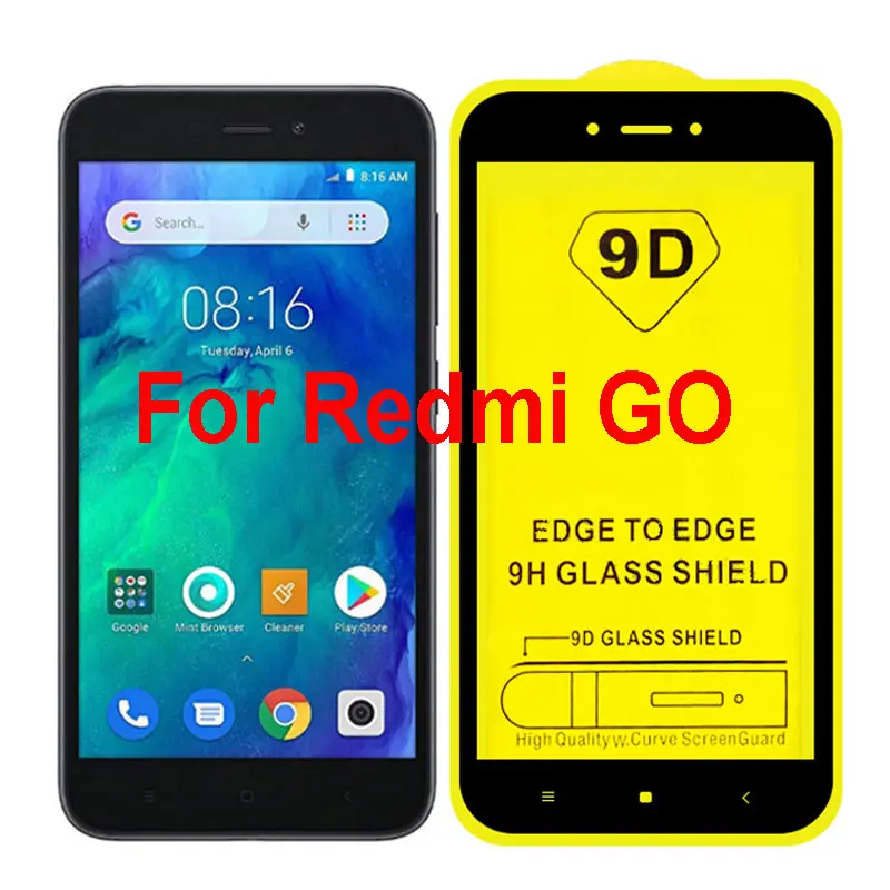 Закаленное стекло для Xiaomi Redmi GO Защитное стекло для экрана Защитная пленка для Xiomi Redmi GO 9D