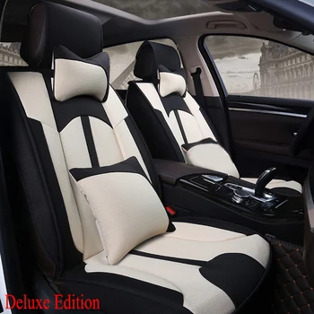 

Kalaisike Flax Universal Car Seat covers for Infiniti all models FX EX JX G M QX50 QX56 QX80 Q70L QX50 QX60 Q50 Q60 ESQ