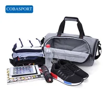 Открытый большой Ёмкость водостойкая сумка для спортзала Спорт независимые туфли хранения Для мужчин Для женщин Йога Спортивные сумка Портативный Фитнес сумка