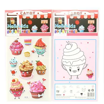 

Children Stickers Creative Handmade Three - Dimensional Cute Bubble Stickers