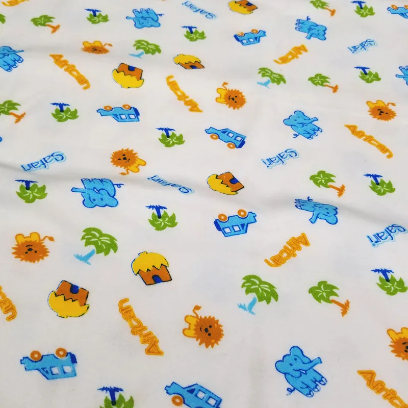 New Prints Baby Cotton Jersey Fabric Kids Cotton Knitted Cloth for DIY