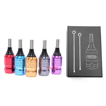 Алюминиевые картриджи татуировки Захваты 27 мм татуировки машины ручки круглые насадки для татуировок может регулируемая игла татуировки