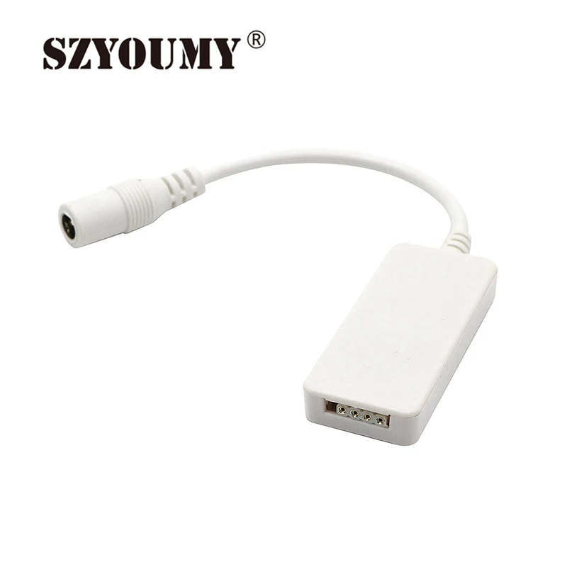 SZYOUMY мини WiFi RGB RGBW контроллер по телефону DC 5 V 24 общий анод подключение приложение