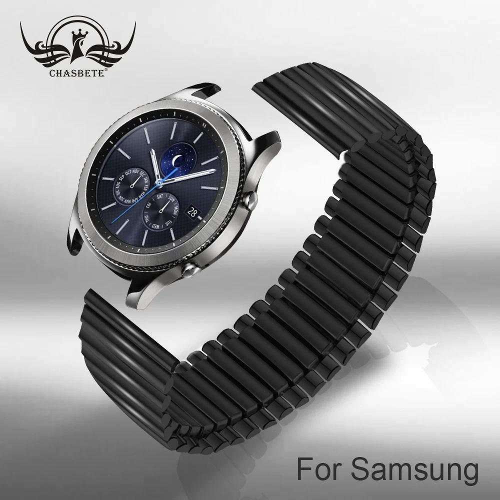 Расширительный ремешок из нержавеющей стали 22 мм для Samsung Classic/Frontie Gear S3