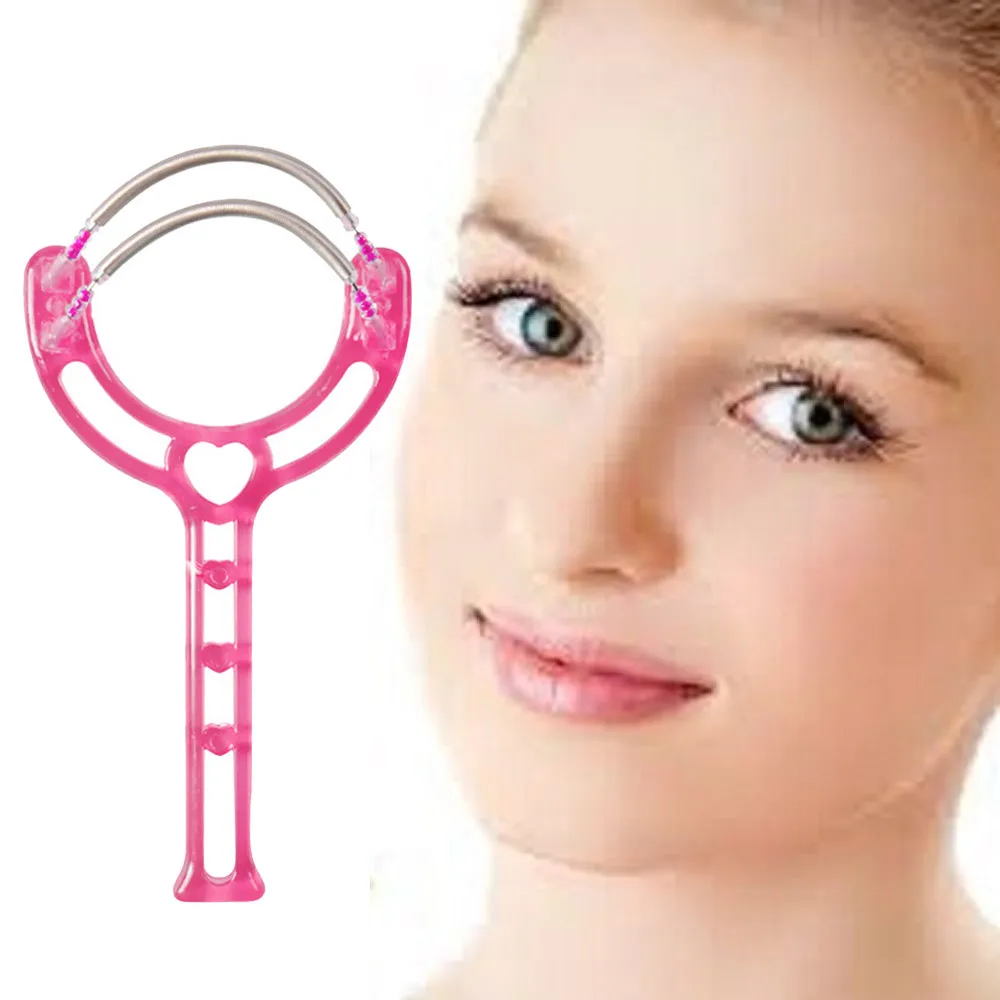 

New 2019 Light Weight Epilator Face Facial Hair Spring Bend Remover Epilator Stick Hair Removal Threading Tool Drop Shipping
