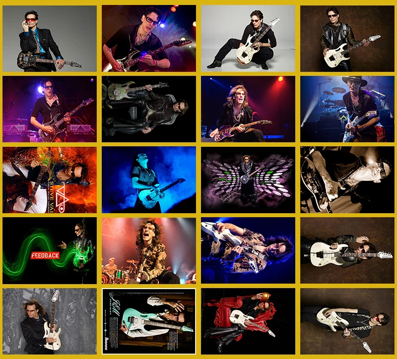 Lanchenyi ручная работа рок-группа Steve Vai Классическая серия стикеров 20/шт ПВХ