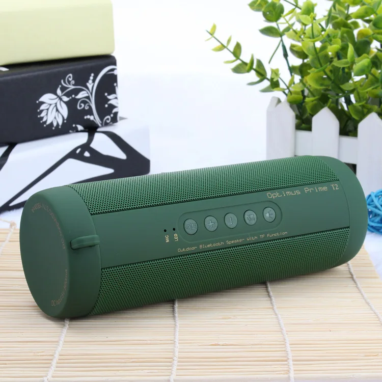 Original T2 Wireless Bluetooth Speaker Waterproof Portable Outdoor Mini Speaker Column Speakers Support TF card FM