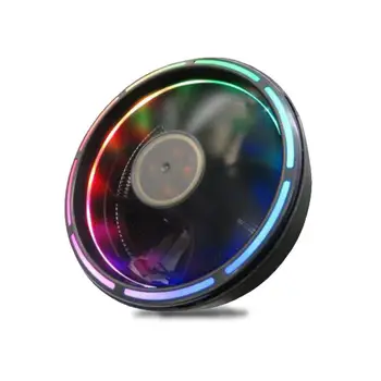 

LED Silent 3 Pin Colorful RGB Changing Computer CPU Cooling Fan Cooler Radiator Cooling Fan Hydraulic Bearing R25