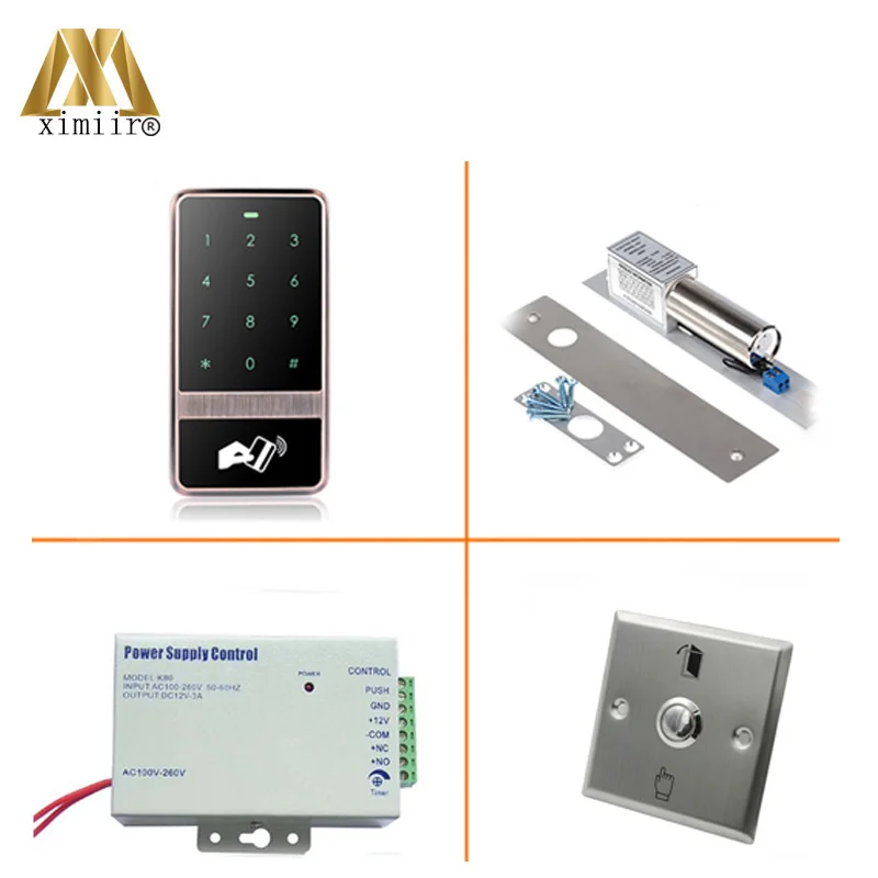 Дешевая цена Автономный контроль доступа без программного обеспечения дверной контроль доступа M13D RFID комплект однодверный контроль ler