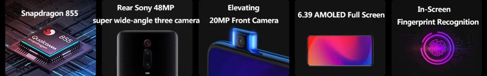 Глобальная версия Xiaomi Mi 9T Pro 6GB 128GB Snapdragon 855 смартфон 48MP Тройная камера 4000mAh NFC мобильный телефон