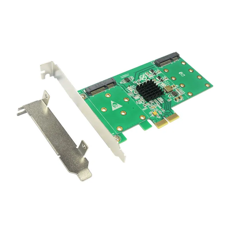  PCI express zu 4 mSATA SSD Raid-karte RAID0 RAID1 RAID10 Marvell HyperDuo PCI-e-lösungen beschleuni