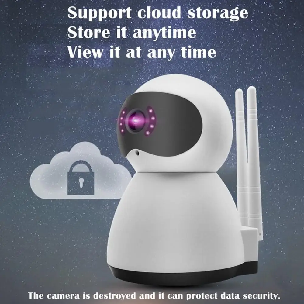 

S-Q8 Smart Wireless Wifi HD Night Vision Mobile Phone Remote Camera CCTV Home Security Camera Video Surveillance Cloud