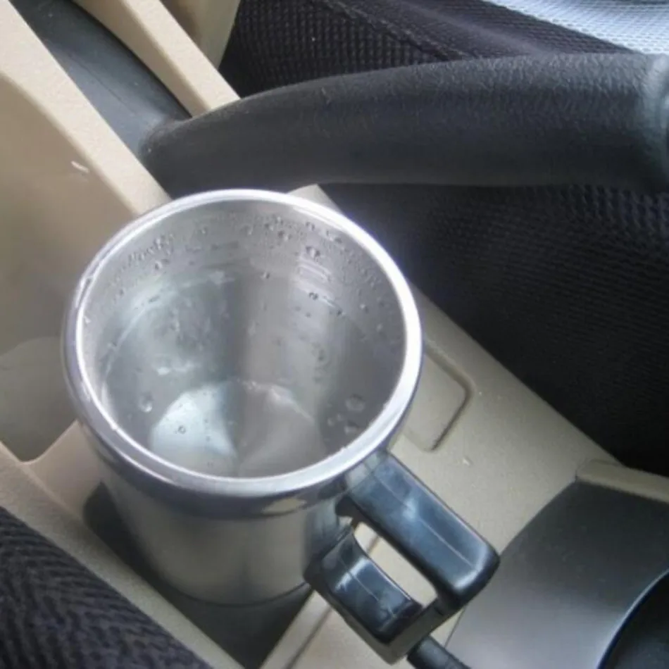 300 мл автомобиль на основе Отопление Нержавеющая сталь чашки чайник путешествия поездка Кофе Чай кружку с подогревом Двигатель Авто-прикуриватели plug