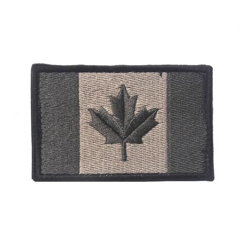10 типов канадских флагов нашивки 3D наклейки индивидуальная вышивка дизайнерские значки индивидуальные патч для одежды Одежда