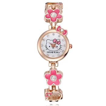 Children's Women Watch Ladies Metal Fashion Girls Watches Kids Bracelet Wrist Watch Quartz Clock Gift montre enfant ibso hit color watches for female fashion cut glass design women quartz watch ladies magnet buckle wrist watches montre femme
