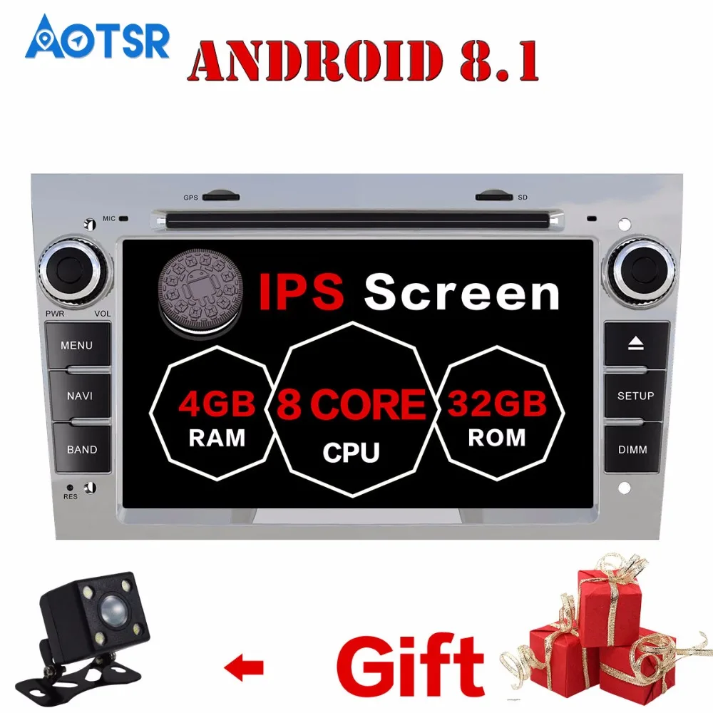Discount Android 8.1 Car DVD CD player GPS Navigation Auto radio Stereo For OPEL old car Multimedia system 2 din radio 0