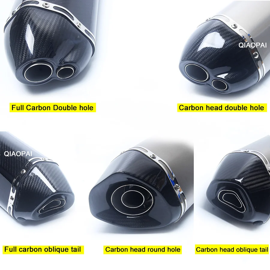 Глушитель выхлопной мотоцикл углеродистая выхлопная труба Зажим для Honda CBR300 CBR500