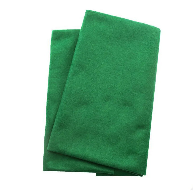 90x92 см мягкая фетровая ткань чистый цвет нетканые DIY Швейные игрушки, ремесла куклы для новогоднего украшения дома 1,5 мм толстый фетр 1 лист - Цвет: Green